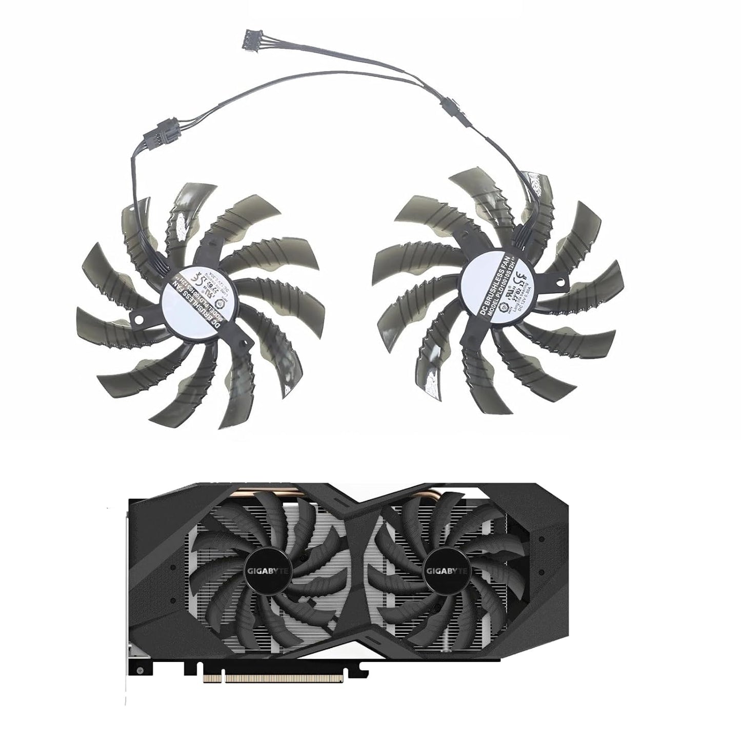Lüfter Grafikkarte Gigabyte GeForce RTX 2060/2070 WINDFORCE