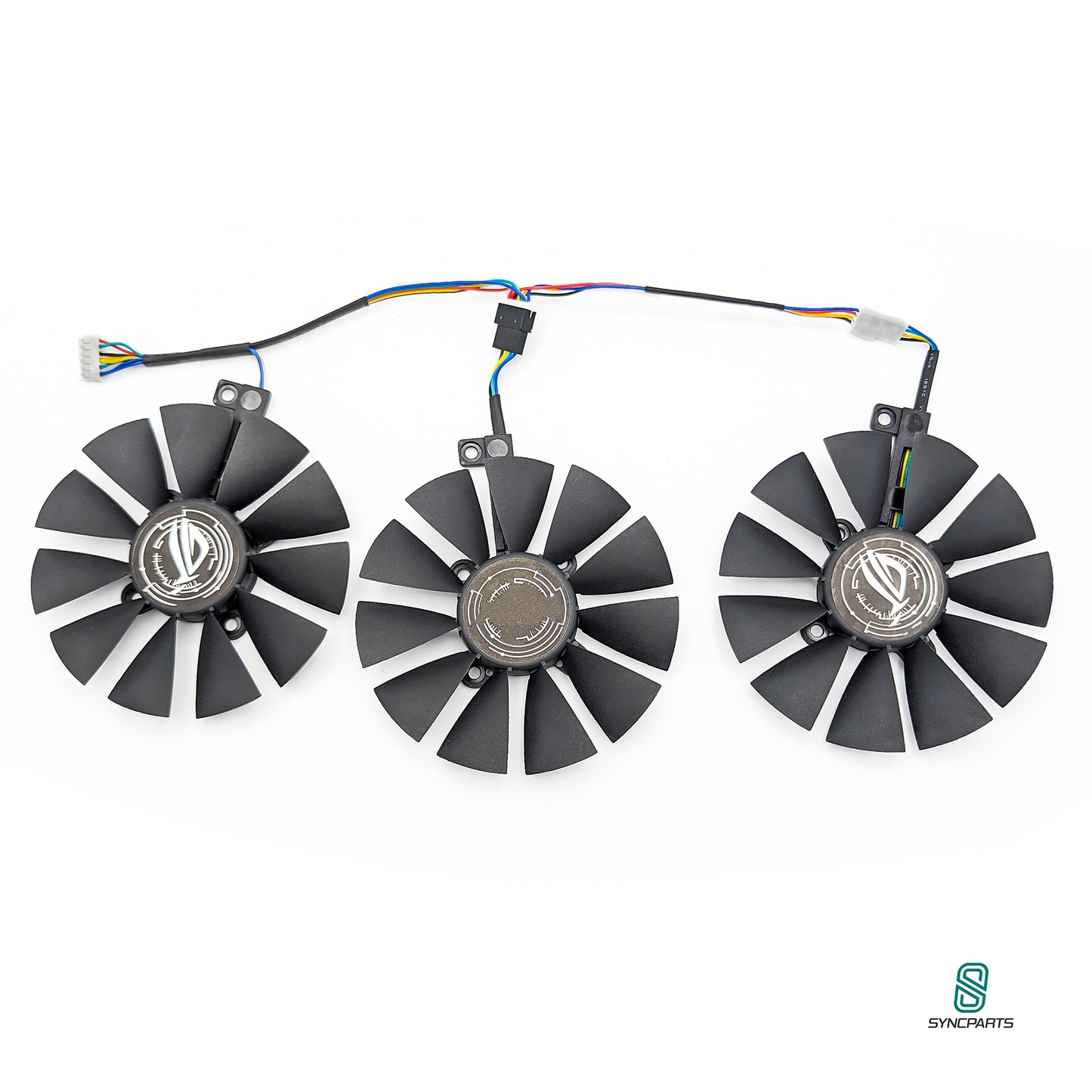 SISS® Grafikkarte Lüfter für ASUS Strix GTX 1060 OC, 1070 1080 GTX 1080Ti RX480