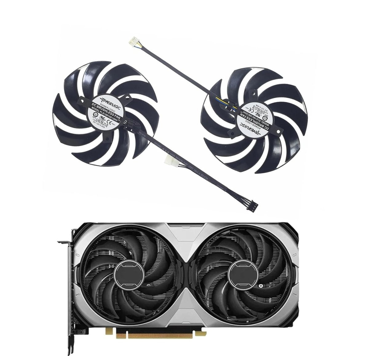 Lüfter für Grafikkarten MSI GeForce RTX 4070 Ventus/Super-Ventus, 4070 Ti SUPER Ventus 2X OC