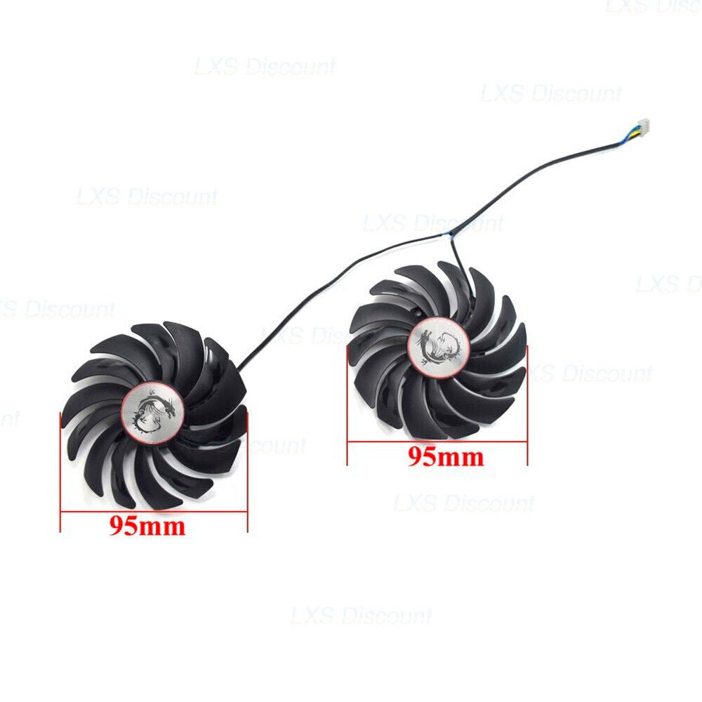 SISS™ Lüfter MSI GTX 1080 Ti 1080/1070/1060 RX470 480 570 580 Grafikkarte Cooling Fan