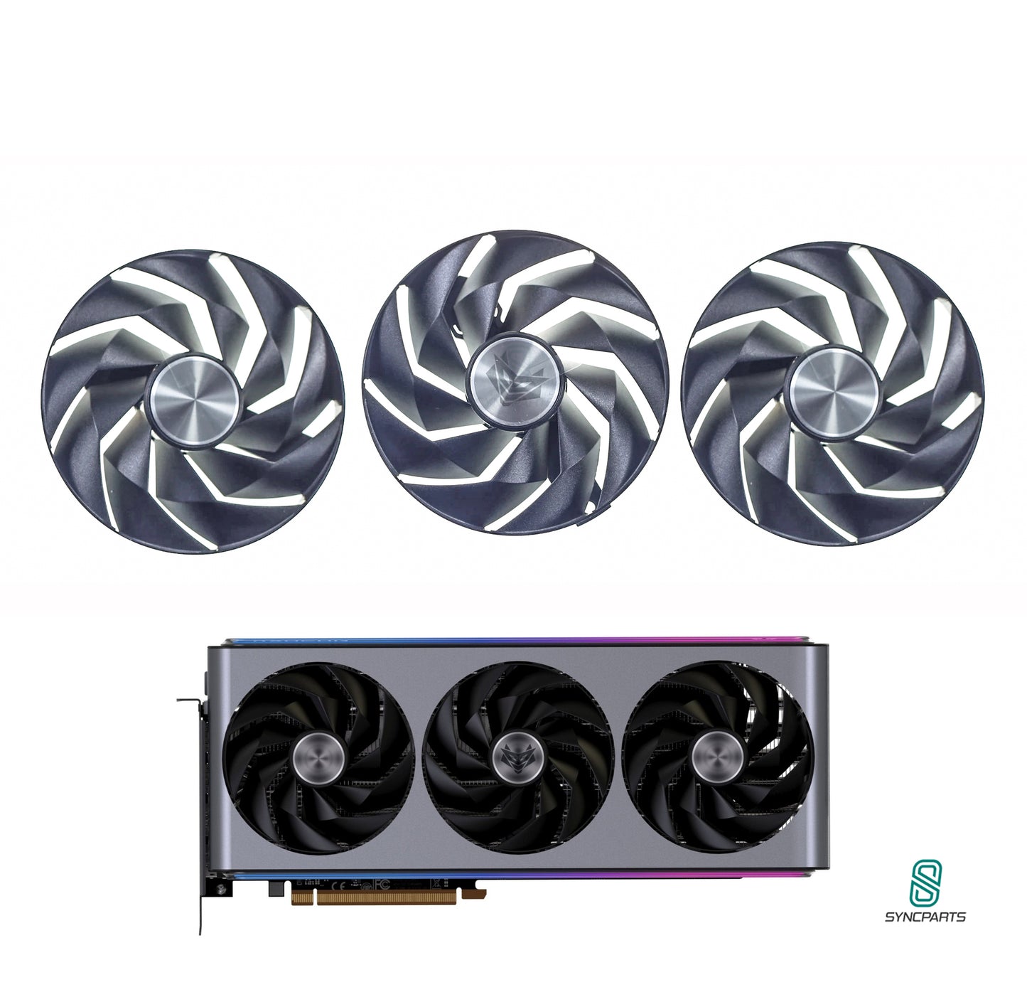 Grafikkartenlüfter Sapphire Nitro+ Radeon RX 7900 XT 7800