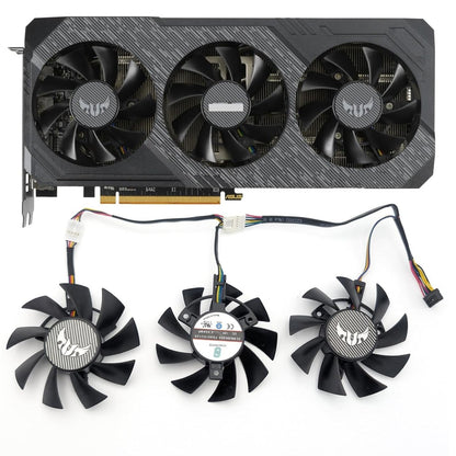 Grafikkarten Lüfter ASUS TUF Gaming X3 GTX 1660 Ti,RX 5700/RX 5700 XTLüfterSYNCPARTSGTX 1660RX 5600 XT