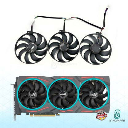 LüfterGrafikkartenlüfter ASUS GeForce RTX 2080 Ti ROG STRIX 11GB Advanced 2070 Ti RX 5600 XT