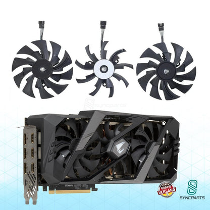 LüfterGrafikkartenlüfter Gigabyte AORUS RTX 2080 Ti XTREME, 2060 / 2070 Super AORUS 2080 RTX 2070 XTREME