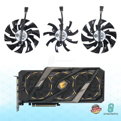 LüfterGrafikkartenlüfter Gigabyte AORUS RTX 2080 Ti XTREME, 2060 / 2070 Super AORUS 2080 RTX 2070 XTREME