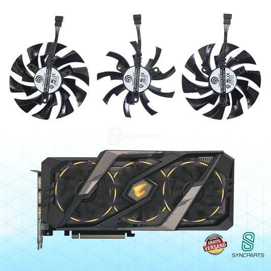 Grafikkartenlüfter Gigabyte AORUS RTX 2080 Ti XTREME, 2060 / 2070 Super