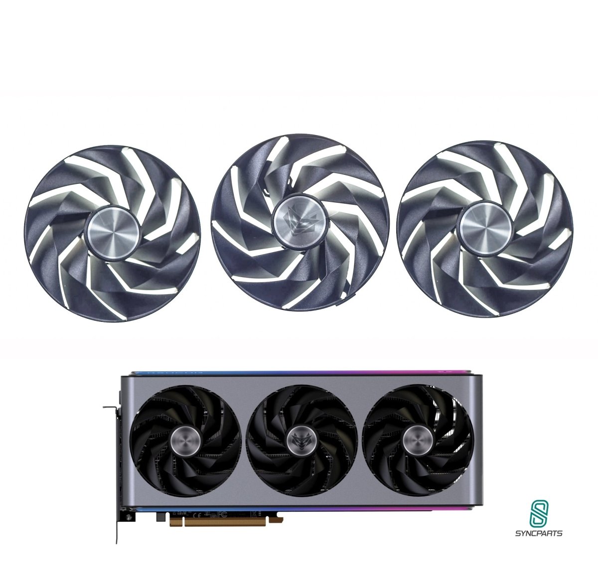 Grafikkartenlüfter Sapphire Nitro+ Radeon RX 7900 XT 7800