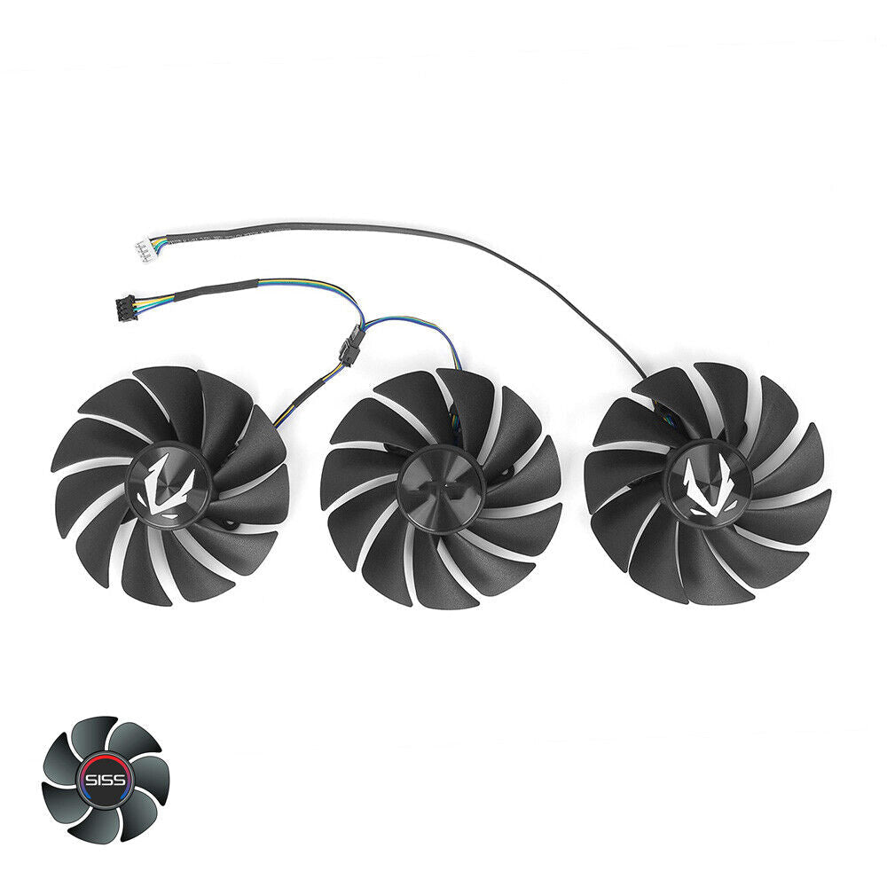 Lüfter für Grafikkarte Zotac RTX 2070Ti, 3080 Ti AMP Holo,  3090-Holo. SISS™