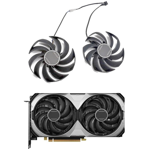 Lüfter für Grafikkarten MSI GeForce RTX 4070 Ventus/Super-Ventus, 4070 Ti SUPER Ventus 2X OC