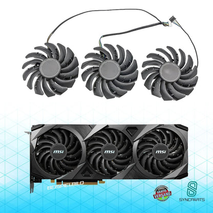 LüfterSISS™ Lüfter Grafikkarte MSI RTX3060 Ti, RTX 3070/ 3070Ti, RTX3080 3070 8GB VENTUS RTX 3080 Ti VENTUS