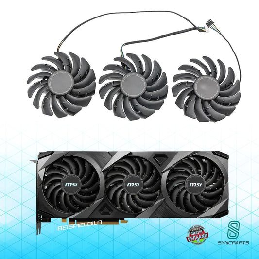 SISS™ Lüfter Grafikkarte MSI RTX3060 Ti, RTX 3070/ 3070Ti, RTX3080