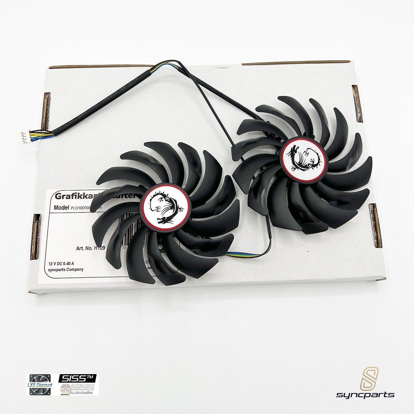 SISS™ Grafikkarte Lüfter für MSI GTX 1080Ti 1080 1070 1060 RX470 480 570 580
