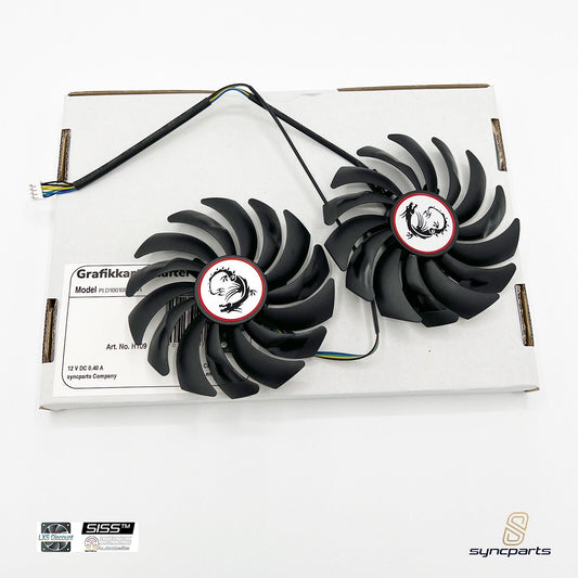 SISS™ Grafikkarte Lüfter für MSI GTX 1080Ti 1080 1070 1060 RX470 480 570 580
