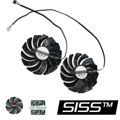 LüfterGrafikkartenlüfter für MSI GeForce GTX 2070 Gaming X Gaming Z 8Gb Video Card Fan Gaming X PLD10010S12HH