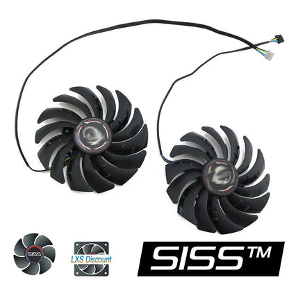 LüfterGrafikkartenlüfter für MSI GeForce GTX 2070 Gaming X Gaming Z 8Gb Video Card Fan Gaming X PLD10010S12HH