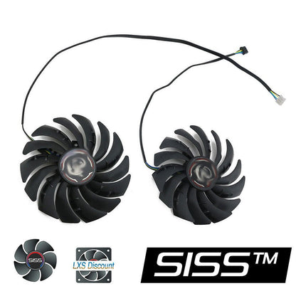 LüfterGrafikkartenlüfter für MSI GeForce GTX 2070 Gaming X Gaming Z 8Gb Video Card Fan Gaming X PLD10010S12HH