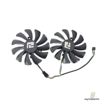 LüfterLüfter Grafikkarten PowerColor RX6600 RX 6700 5700 6650 Fighter