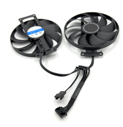 LüfterSISS® Grafikkartenlüfter für ASUS Dual RTX 3060/3060 Ti MINI OC | CF9010U12D ASUS DUAL RTX 3060