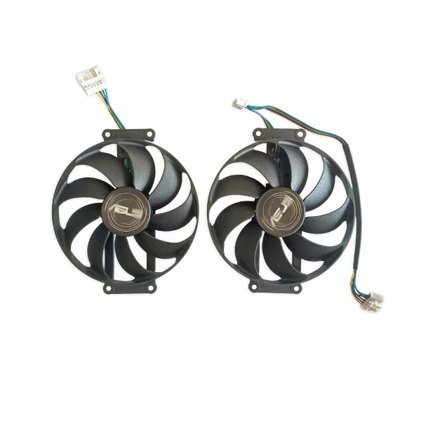Grafikkartenlüfter für ASUS Dual RTX 2070 EVO V2, RTX 1660 EVO, ASUS Dual GeForce RTX 2060 SUPER EVO V2, 87mm, 2er Set