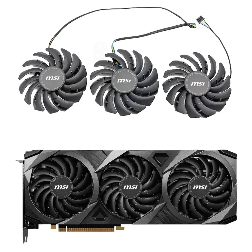 grafikkartenlüfter MSI Geforce RTX 3070 Ti VENTUS 3x