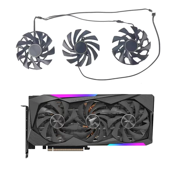 Lüfter für Grafikkarten Gigabyte AORUS RTX 3060 Ti, AORUS RTX 3070 MASTER