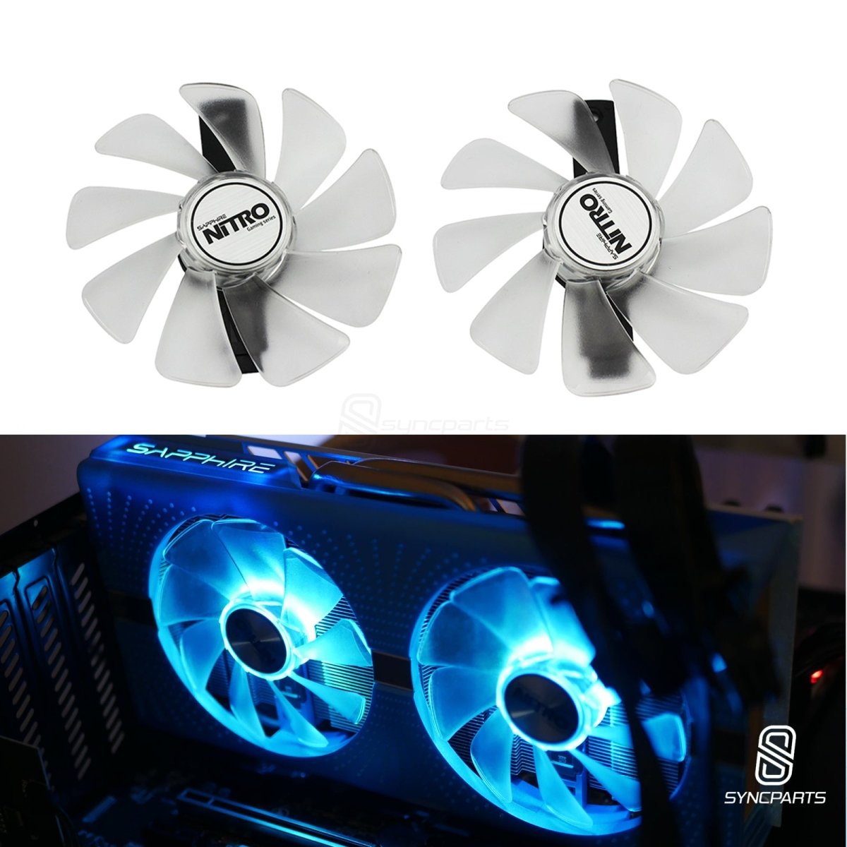 products-lufter-sapphire-nitro-radeon-rx-570-580-590-9971715.jpg Lüfter SAPPHIRE NITRO+ Radeon RX 570 / 580 / 590 – Bild 1