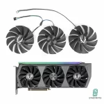 88mm Grafikkartenlüfter GA92S2U GPU Lüfter für Grafikkarte Kühler ZOTAC GeForce RTX 3070 3080 Ti 3090 AMP Holo Grafikkartenventilator Set 3x