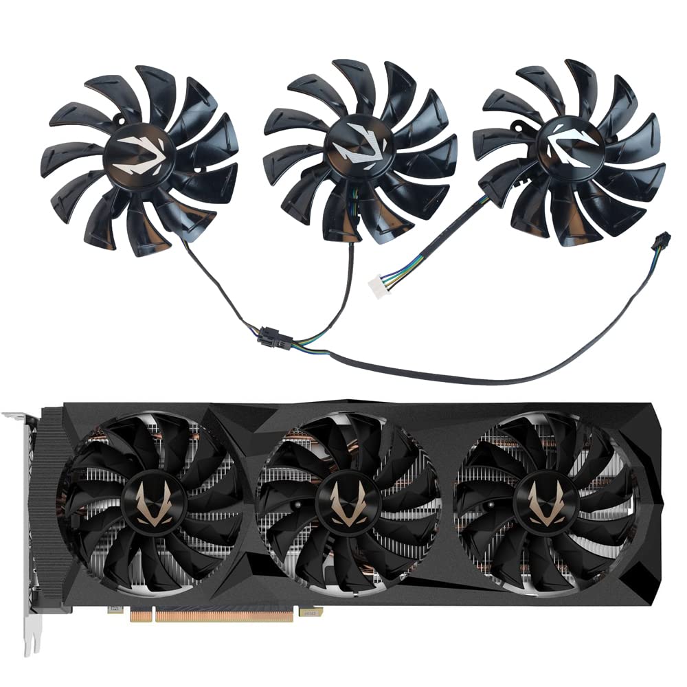 3x Lüfter GA92S2U ZOTAC GeForce RTX 2080 / RTX 2080 Ti /2070/2060AMP Graphics Card Fan AMP-Edition Grafikkarte