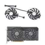 Vergleich der Ersatzlüfter mit der originalen ASUS Dual RTX 4070 Grafikkarte