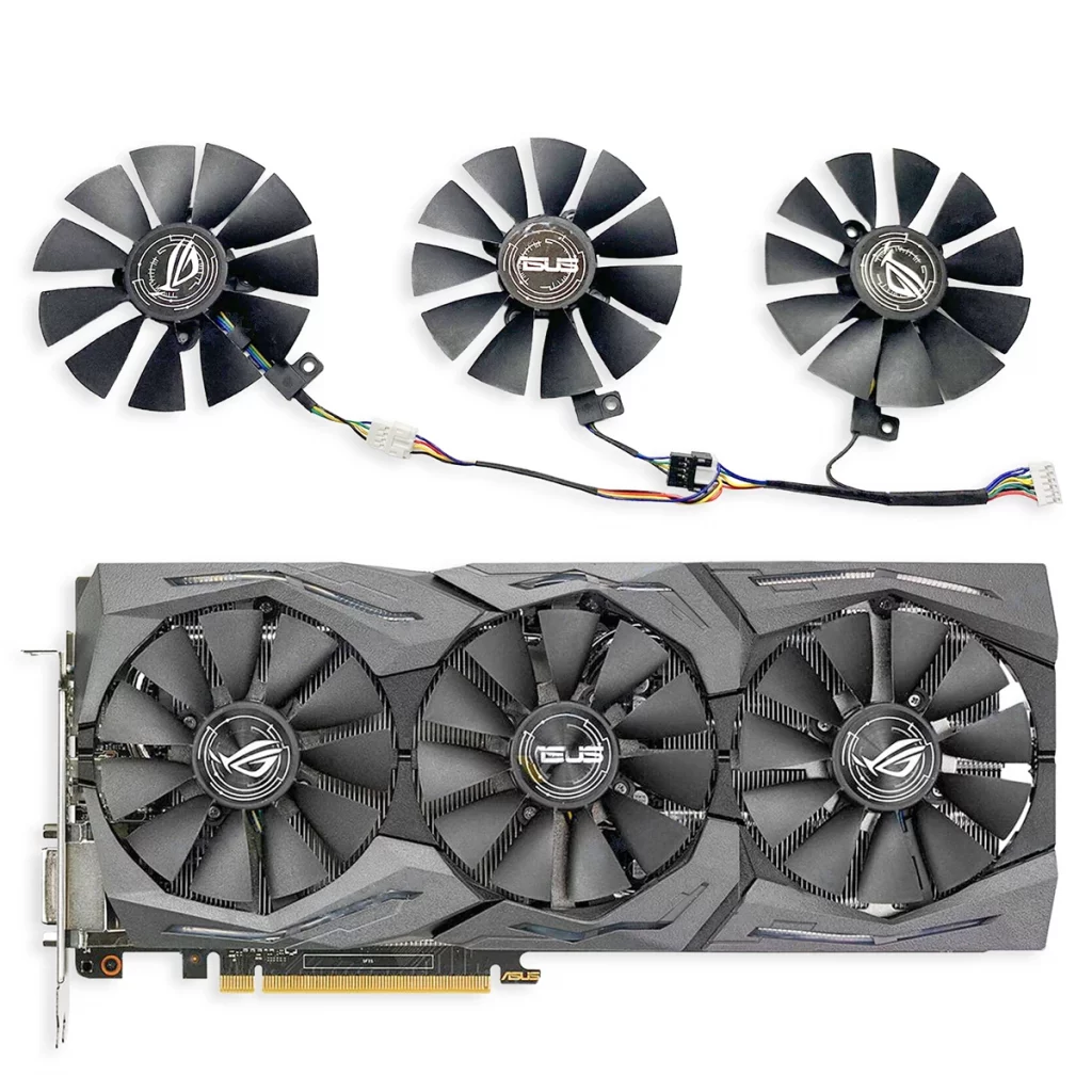 3er Set Ersatz-VGA-Kühler für ASUS ROG Strix Grafikkarten zur Reparatur