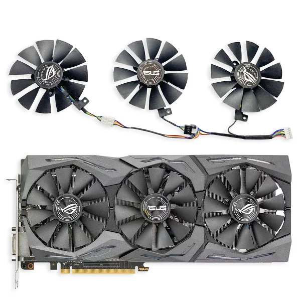 3er Set Ersatz-VGA-Kühler für ASUS ROG Strix Grafikkarten zur Reparatur