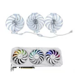 Weiße Ersatzlüfter für ASUS ROG Strix White Edition Grafikkarten