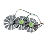 Detailansicht der 3-Punkt Befestigung und Daisy-Chain-Kabelbaum des ASUS ROG Strix Ersatzlüfter Sets