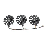 ASUS ROG Strix RTX 2060 2070 Grafikkartenlüfter Vorderseite 3er Set mit 88mm Rotorblättern und ROG Logo